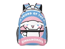 Mochila De Estudante Cinnamoroll D210, Leve E Elegante, À Prova Dágua E Com Alça De Ombro Ajustável. Olysi Shop