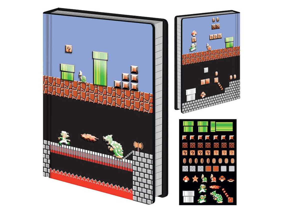 Caderno, Super Mario Bros Multicolorido BRILVIBERA (construtor de Níveis)