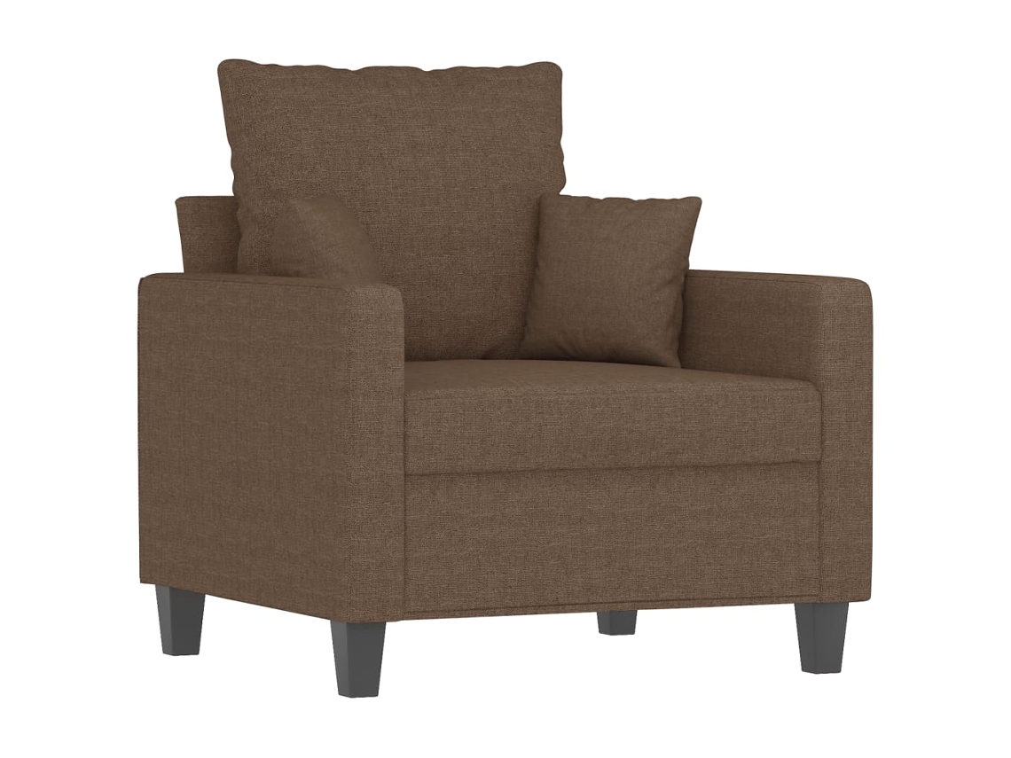Sofa Chair, Sofa Chairs Vidaxl Marrom Tecido (n/a)