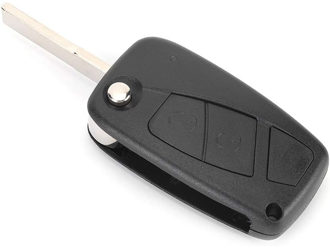 Carcaça De Substituição Para Chave Remota 2 Botões Com Chip 7946e Bateria Integrada Punto, Stilo, Panda, Doblo, Bravo E