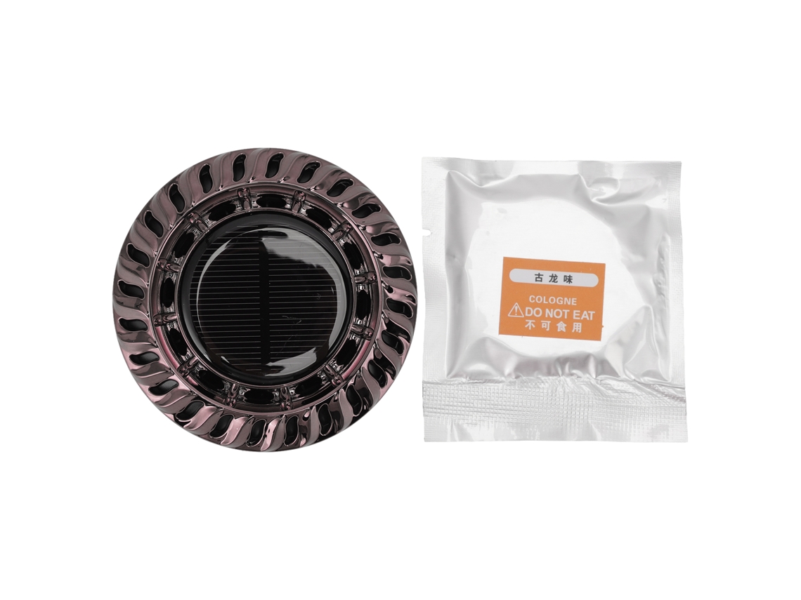 Difusor automático de carro, aromaterapia, rotativo, prateado e preto LAXISCREED