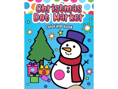 Livro Christmas Dot Marker Coloring Book Color, Count, and Play de Happy Kids Press (Inglês)