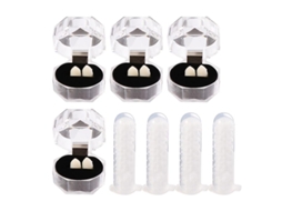 4 Pares de Dentes Falsos de Halloween ALLINLESS