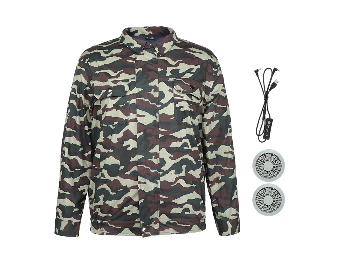 Summer Outdoor Fan Cooling Jacket Air Conditioning Clothes