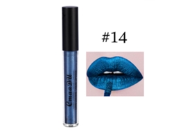 Brillo Labial Mate Líquido De Longa Duração Stick Labial Maquiagem Cosmético(14)