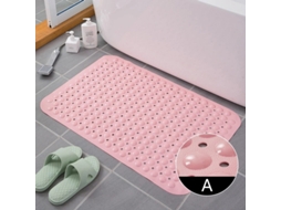 Tapete de Banheiro com Ventosas Antiderrapantes , Material de Pvc, Tapete de Massagem Ecológico. MDUG (rosa)