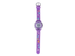 Ats reloj Led para Niños Impermeable Con Luz de Fondo Y Dibujos Animados Reloj Digital Infantil Con Alarma Cronómetro para 3 a 10 Años Morado Oscuro