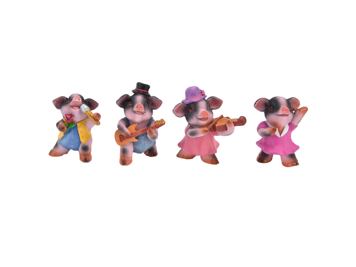 Peças Ornamentos Porco Decoração Ambientes
