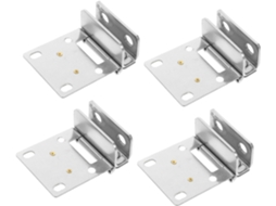 Conjunto De 4 Dobradiças Aço Inoxidável Para Portas Vidro, Com
