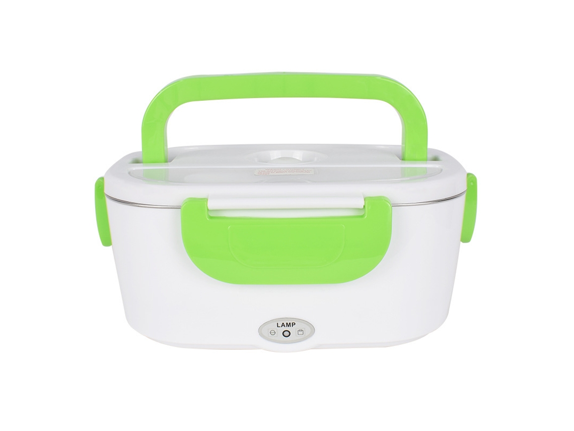 Lurelia Lancheira Elétrica Portátil, 3 Em 1, 1,5 L, 60 W, 12 V, Inox, Verde, Carro, Camião, Escritório