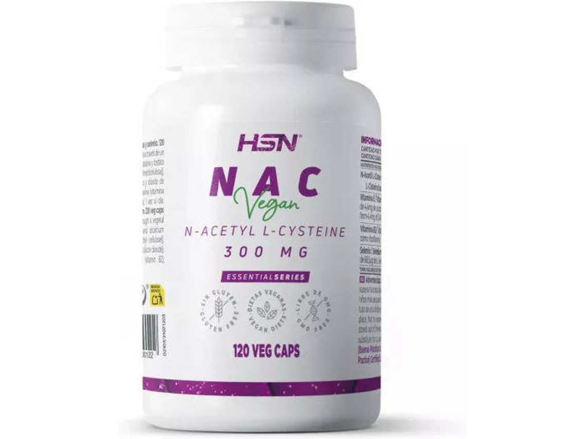 Suplemento Alimentar HSN Nac (120 veg caps)