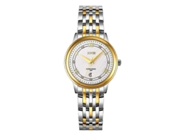 Relógio Skmei 9272 Feminino Quartzo com Pulseira de Aço Inoxidável e Fivela à Prova D'água Hengrongshen