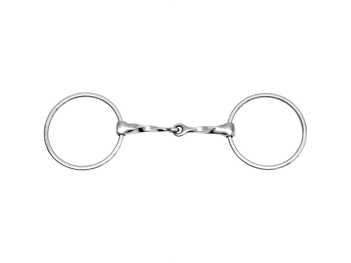 Aço Inoxidável Bridões Retorcidos 90 Mm Prateado 135 Mmfeeling