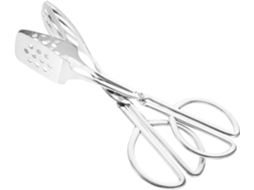 Alipis Conjunto De 2 Pinça Para Alimentos Em Formato Tesoura, Aço Inoxidável Antiderrapante, Ideal Para Saladas E Doces