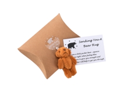 Boneca de mão little animal pocket hug feita à mão crianças LAXISCREED