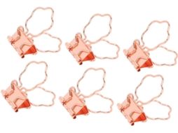 Conjunto Genérico Com 100 Clipes De Papel Em Formato Girassol, Pequenos Prendedores, Clipes De Metal Escritório