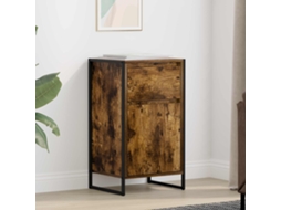 Vidaxl Buffet Carvalho Fumê 43 X 36 X 75,5 Cm Derivados De Madeira
