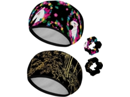 Conjunto De 2 Toucas Banho Reutilizáveis Com Elástico Para Cabelo, Touca De Banho Elástica À Prova D Água Para Cabelos