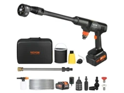 Limpador de Lavadora Sem Fio de Alta Pressão Dc 21V 220W Pistola de Spray de Água Portátil Ajustável de Três Velocidades para Carro 652 Psi VEVOR