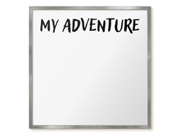 Magnetic Board For Wall My Adventure For The Bedroom Espelharte (50x50 Cm)