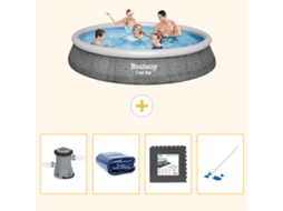 Bestway Piscina Bestway Fast Set Redonda - 396x84 Cm - 5-peças S315