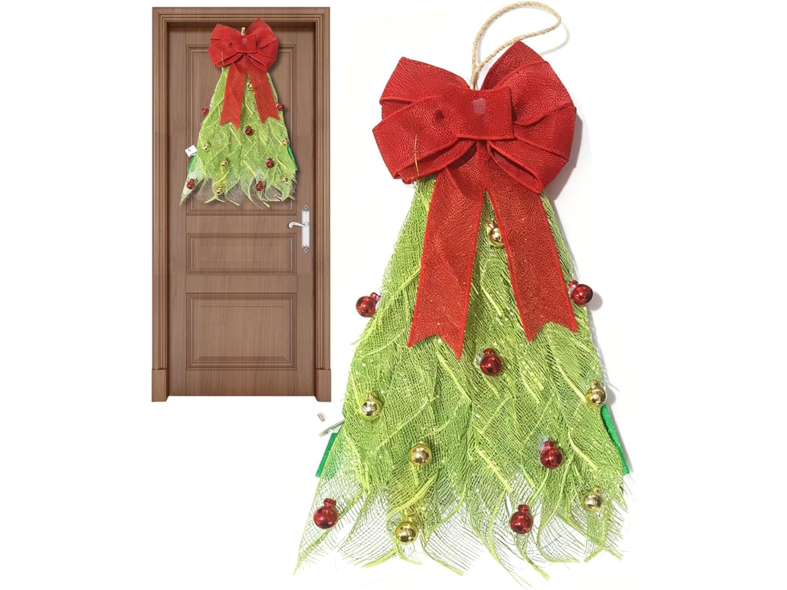 Guirlanda De Natal Para Porta, - De | Varanda Decorativa - Guirlanda De