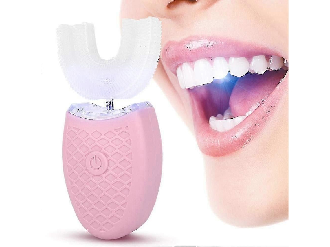 Ferramenta de Cuidados Orais Escova Dentes Elétrica Sônica em Forma U GOKOCO