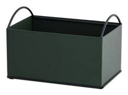 Lurelia Organizador Com Chaveiro Em Couro Pu Verde 30,5 Cm X 20,5 Cm Para Escritório E Casa