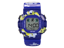 Reloj Electrónico Infantil De Moda Con Correa De Pvc Simple Digital Para Niños Azul