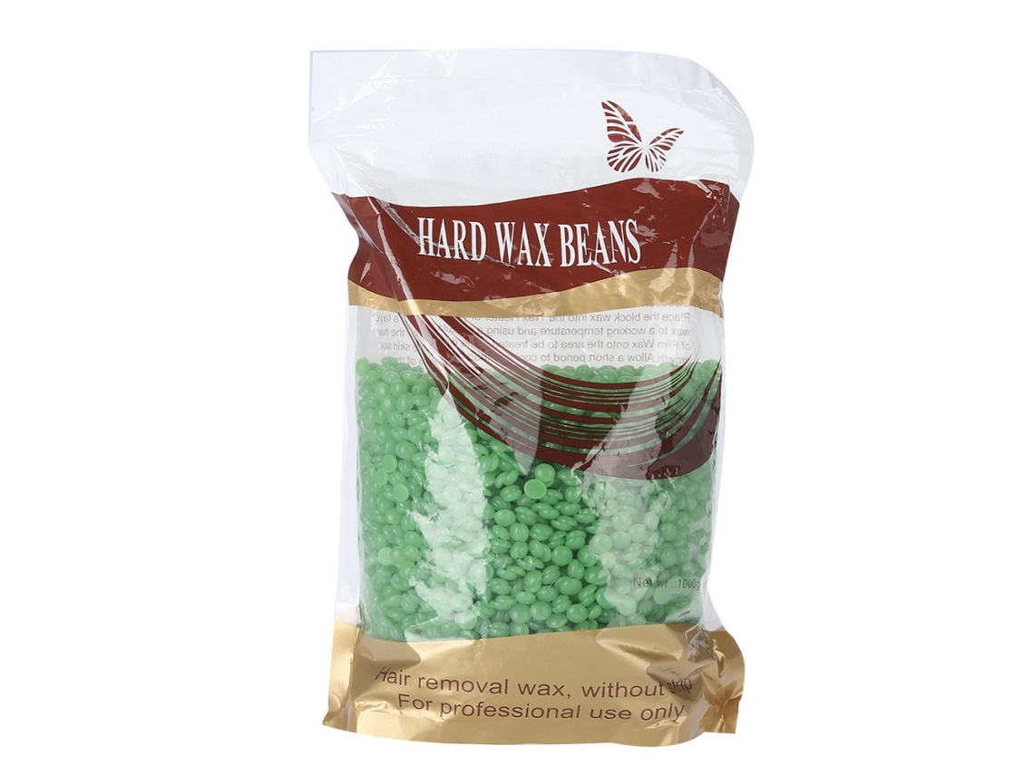 2026 cera Dura Depilatoria En Granos 1000g/bolsa para Cuerpo, Brazos Y Bikini Aloe Vera