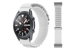 Bracelete Loop Alpine para Garmin Quatix 6 Titanium Branco