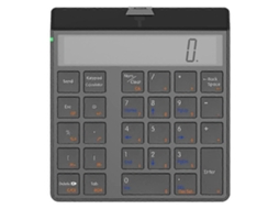 Teclado Numérico 4.0 Bluetooth Com Função De Calculadora De Exibição 2 Em 1 Teclado Numérico E Calculadora Everley891
