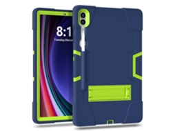 Capa Para Tablet Lurelia, Compatível Com Samsung Galaxy Tab S9 12.4x810/x818u De Silicone E Amarelo, Verde, Pc, Proteção Antiquedas