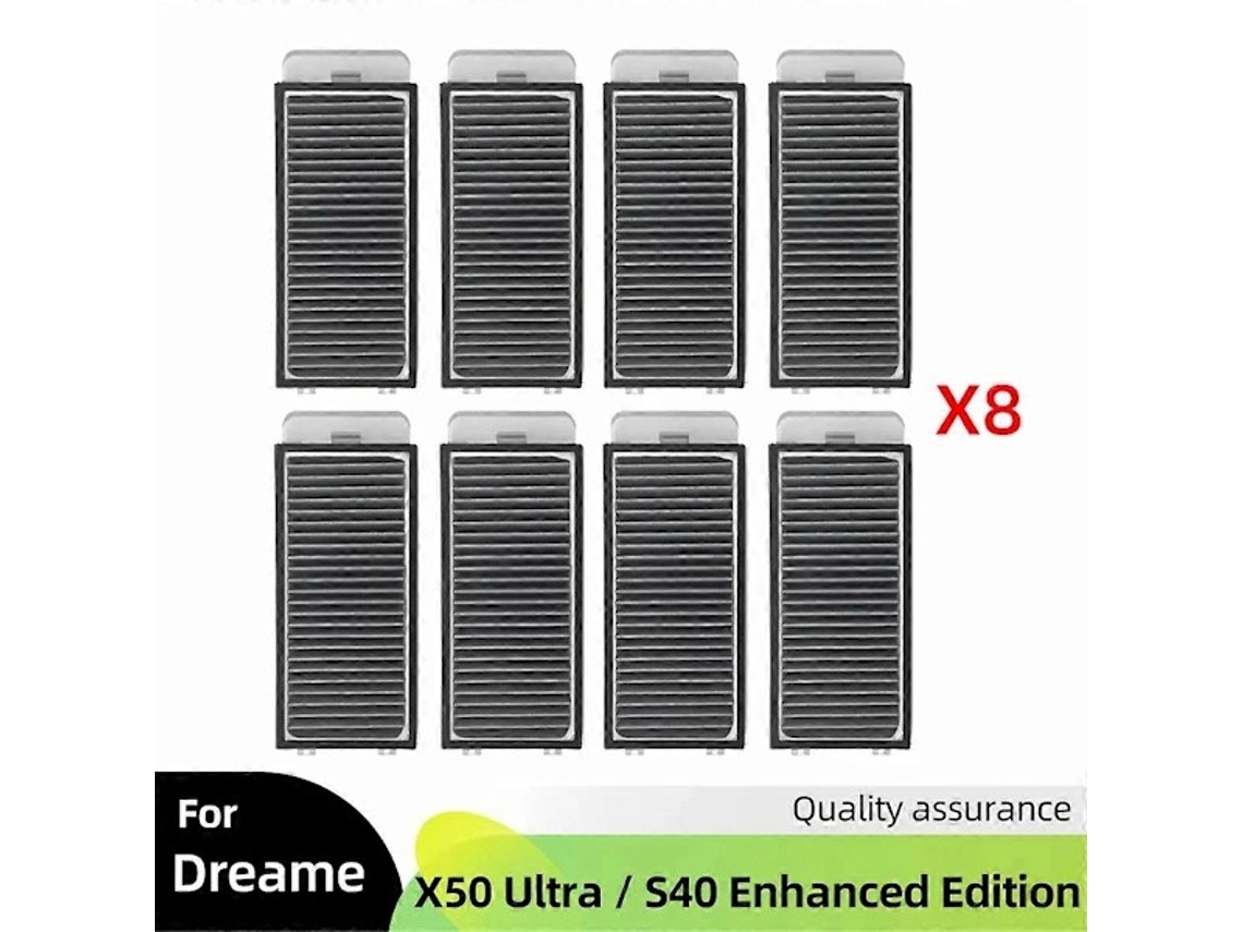 Peças para Aspirador de Pó Dreame X50 Ultra/ S40 Enhanced Edition: Limpeza do Filtro Hepa e Acessórios Aspirador de Pó BRILVIBERA