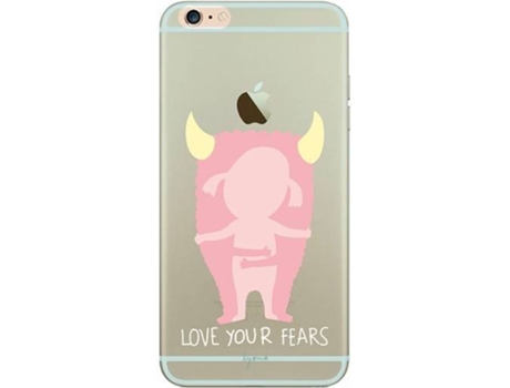 Capa iPhone 6 Plus, 6s Plus, 7 Plus, 8 Plus TAN TAN FAN Lyona Fears Rosa