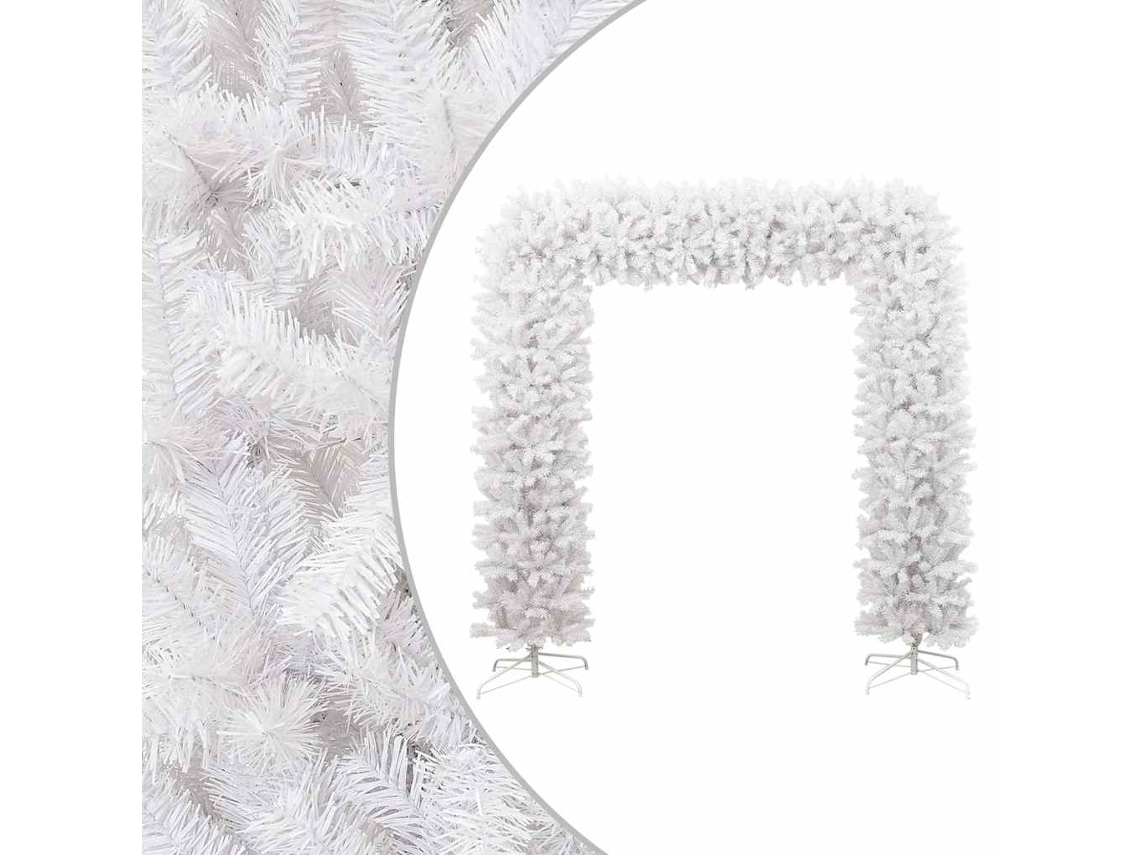 Christmas Tree Arch, Christmas Tree Arches Vidaxl Branco Pvc (240 X 215 Cm)