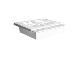 Lurelia Caixa Para Talheres, Em Plástico Pp, Para Gaveta De Cozinha, 34 X 25 X 6,5 Cm