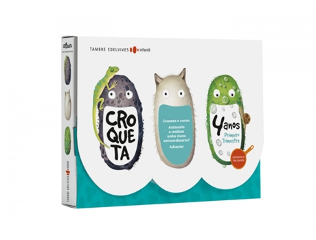 Livro Proxecto Croqueta - 4 Anos : Primeiro Trimestre de Bermejo Cabezas, Raúl (Galego)