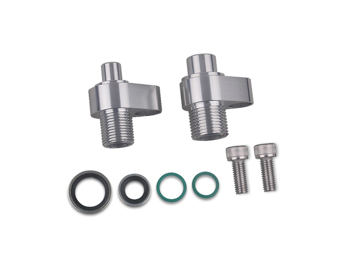 Adaptador De Compressor Ca Com Vedação E Parafusos De Liga De Alumínio Para 10s17f 10s20f Allinless