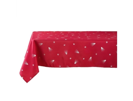Toalha de Mesa DOUCEUR DINTERIEUR Retangular Manchas Rugas Poliéster Multicor (240.0x150.0x0.2 cm)