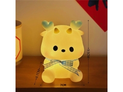 (item 1) Luminária Noturna Infantil Criativa Em Formato De Desenho Animado, Luz Led Para Decoração De Casa, Incluindo Abajur