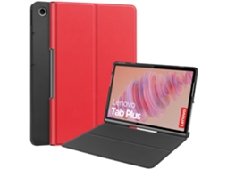Capa Para Lenovo Tab Plus Tb351fu 2024 Vermelho