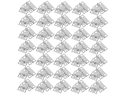 60 Mini De Ferro Prateado Para Caixas Joias, Com E Aparência Elegante.