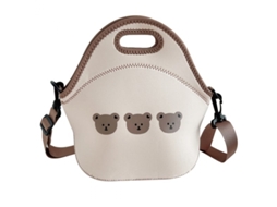 1 Bolsa Tiracolo com Desenho de Urso e Mamãe, Ideal para Mães e Bebês BRILVIBERA