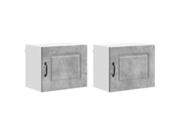 Conjunto de 2 armários de cozinha MAISON EXCLUSIVE em Cinzento 50x31x40 cm