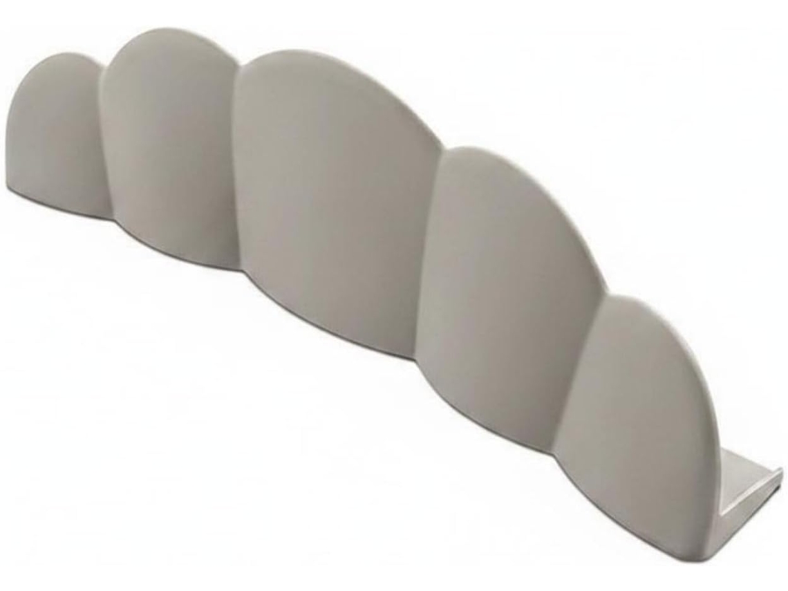 Protetor De Cozinha Silicone Com Borda Ondulada Funcional, Adesivo Com Ventosa, Fácil De Remover E Limpar, Adequado Para