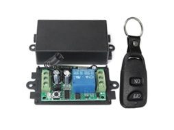 Sistema De Controle Remoto Sem Fio Dc 12v 10a 1 Canal, Receptor E Transmissor, 2 Botões, Controle Remoto À Prova D'água, 433 Mhz
