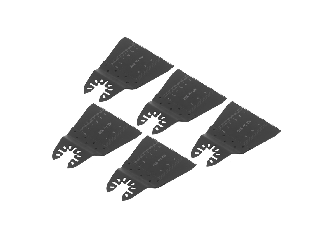 5 Lâminas De Serra Para Ferramenta Oscilante Multiuso 65mm Com Liberação Rápida Para Madeira, Plástico E Fibra De Vidro