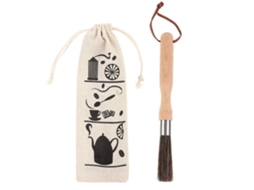Acessório Para Moedor De Café Madeira, Cabo De Madeira, Escova De Limpeza, Para Dosagem, Limpeza Ou Manutenção No Preparo De Café Espresso