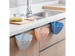 Lixeira Pendente para Porta de Armário Mini Cozinha Banheiro Container de Lixo Hanging Bin